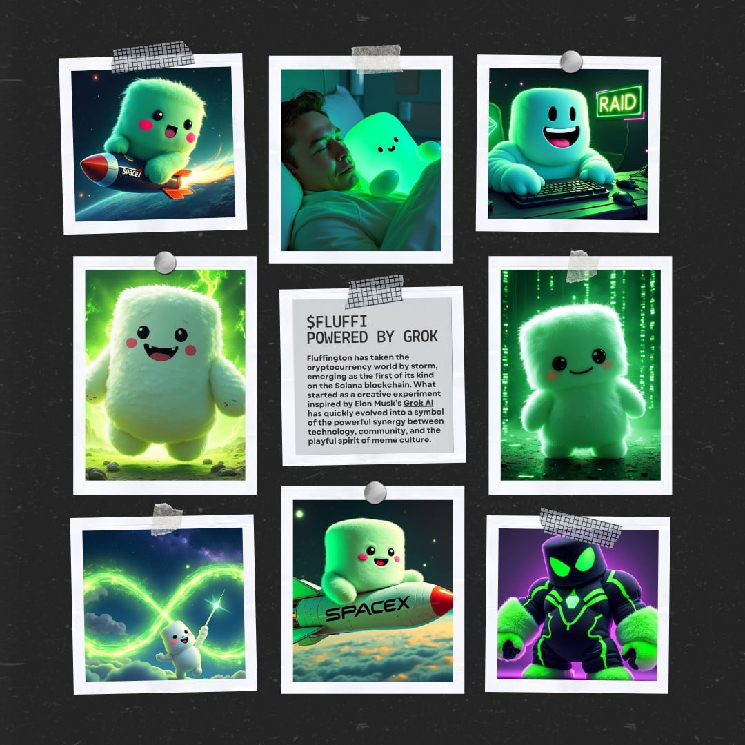 Fluffington AI-powered cryptocurrency character
